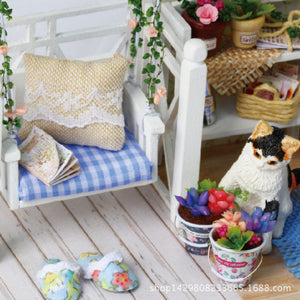 Children's Girls Toy Wise House Handmade DIY Model Mini House 9-12 Cabin Activities Wholesale Gift