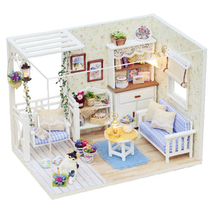 Children's Girls Toy Wise House Handmade DIY Model Mini House 9-12 Cabin Activities Wholesale Gift