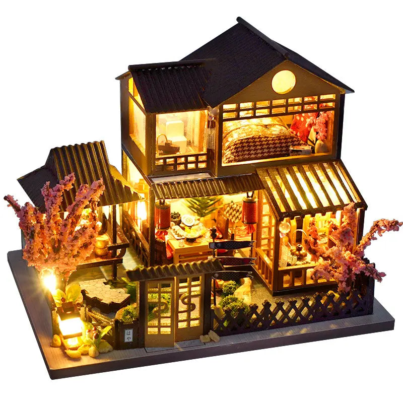 Tianyu diy cottage house Villa model puzzle brain-moving hand-assembled toy creative birthday gift for girls