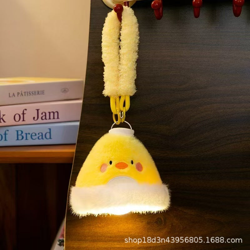 Cute Cartoon Plush Hanging Lamp Dormitory Bedside Night Light Creative Animal Doll Lamp Bag Pendant Children's Gift
