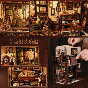 Cross-Border Supply Bookend Mystery Case DIY Cabin Hand-Assembled Toy Creative Stereo Puzzle Bookend for Boys