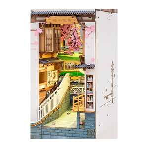 DIY Handmade Wooden Bookend Alice in Wonderland 3D Magic House Assembly Model Decoration