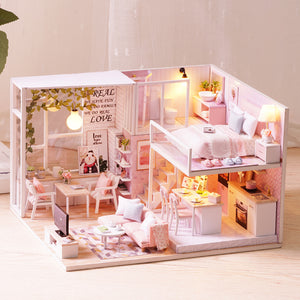 Zhiqu House Handmade diy Cabin House Model Making Assembled Children's Educational Toys Wholesale Birthday Gifts
