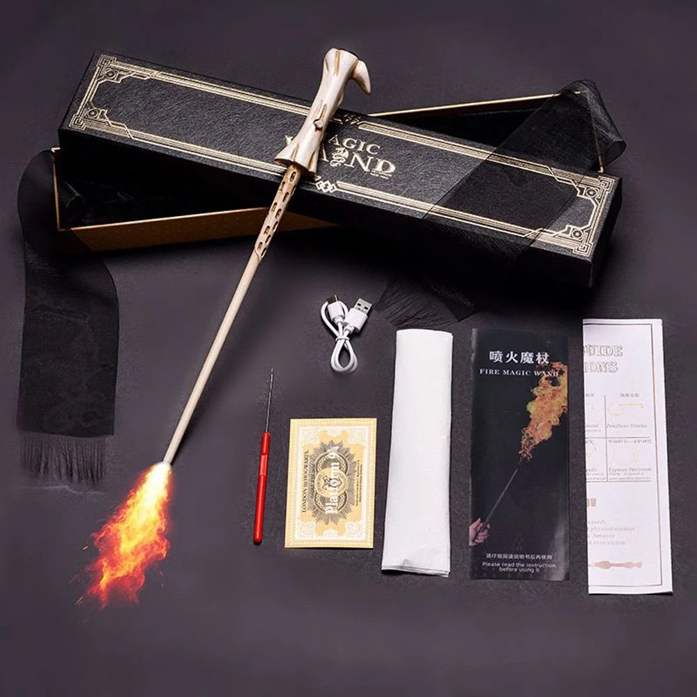 HP Lord Voldemort Fire Wand With Card