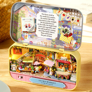 Children's Girls Toy Wise House Handmade DIY Model Mini House 9-12 Cabin Activities Wholesale Gift
