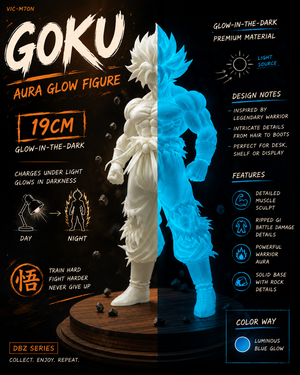 Goku Aura Glow Figure™ | 19cm Limited Edition