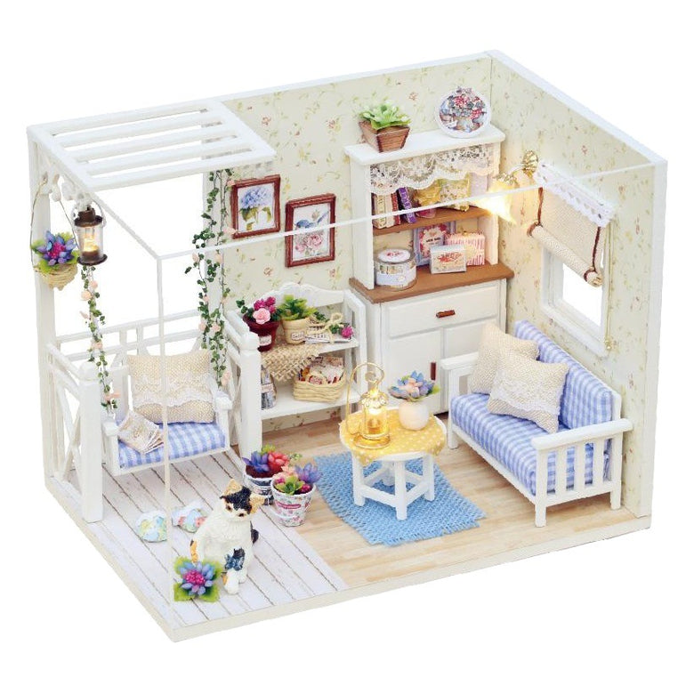 Children's Girls Toy Wise House Handmade DIY Model Mini House 9-12 Cabin Activities Wholesale Gift