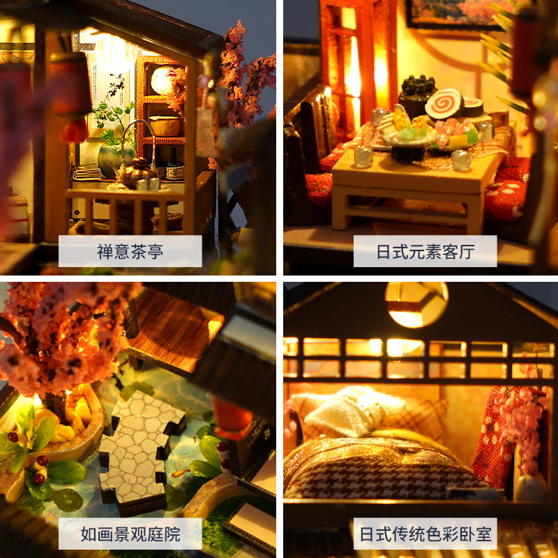 Tianyu diy cottage house Villa model puzzle brain-moving hand-assembled toy creative birthday gift for girls