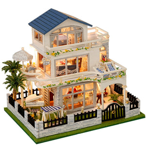 Tianyu diy cottage house Villa model puzzle brain-moving hand-assembled toy creative birthday gift for girls