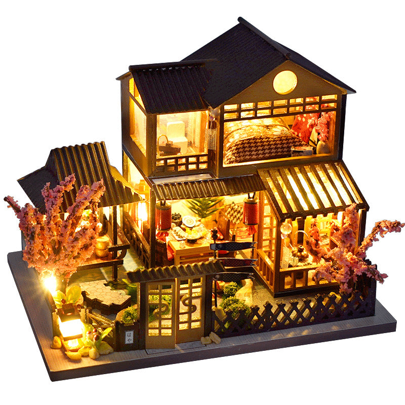 Tianyu diy cottage house Villa model puzzle brain-moving hand-assembled toy creative birthday gift for girls