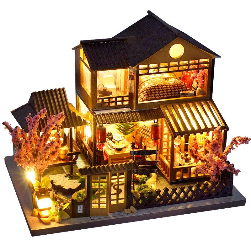 Tianyu diy cottage house Villa model puzzle brain-moving hand-assembled toy creative birthday gift for girls