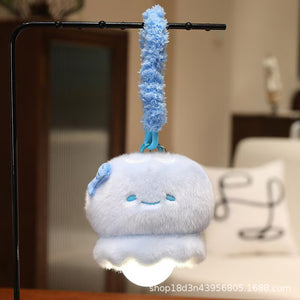 Cute Cartoon Plush Hanging Lamp Dormitory Bedside Night Light Creative Animal Doll Lamp Bag Pendant Children's Gift