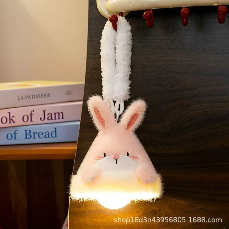 Cute Cartoon Plush Hanging Lamp Dormitory Bedside Night Light Creative Animal Doll Lamp Bag Pendant Children's Gift