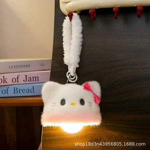 Cute Cartoon Plush Hanging Lamp Dormitory Bedside Night Light Creative Animal Doll Lamp Bag Pendant Children's Gift