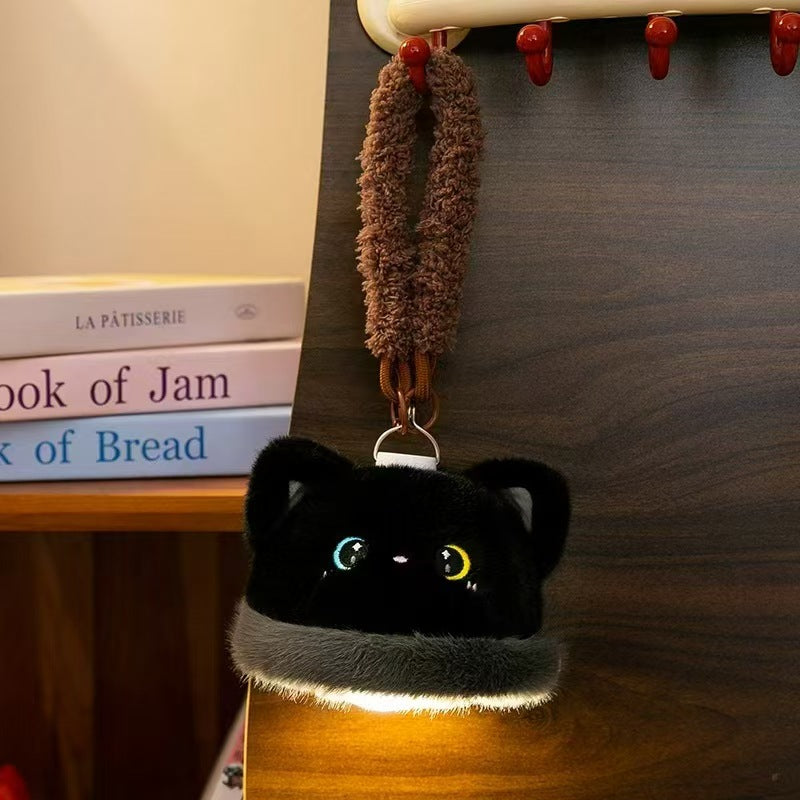 Cute Cartoon Plush Hanging Lamp Dormitory Bedside Night Light Creative Animal Doll Lamp Bag Pendant Children's Gift