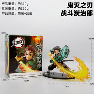 Gaming City Gift Animation Surrounding Ghost Destroying Kitchen Door Charcoal Zhilang Life Circulation Model Hand-made Water Breathing Ornaments