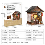 Cross-Border DIY Yiran Japanese Tavern 3D Handmade Assembly Building Model Exquisite Toy Gift House Decoration