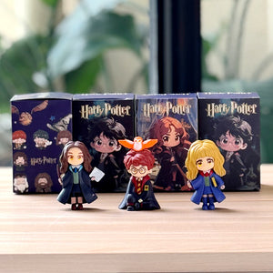 6 Harry Potter Witch-Style Trendy Figurines Magic Academy Blind Box Hermione and Ron Character Models