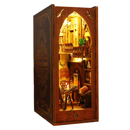 Qiao Le Xing diy Cabin Wine Alley 3D Stereo Assembled Book House Model Creative Adult Decompression Gift