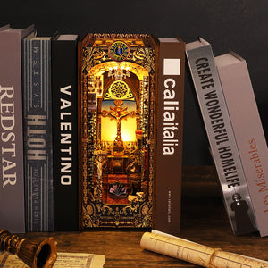Qiao Le Xing diy Cabin Wine Alley 3D Stereo Assembled Book House Model Creative Adult Decompression Gift