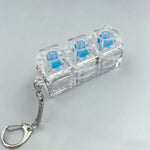 Trending Keyboard Keychain 3 Button Transparent