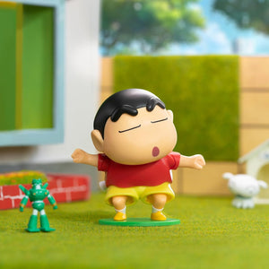 52TOYS BLIND BOX ShinChan Dynamic Shin Life, Mystery Box, Collectible Wind-up Toy Desktop Decoration, Gift for Christmas