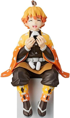 Zenitsu Agatsuma Sitting Action Figure 15cm