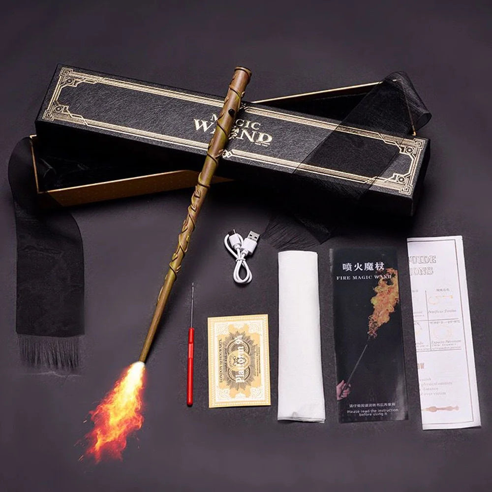 HP Hermione Granger Fire Wand With Card