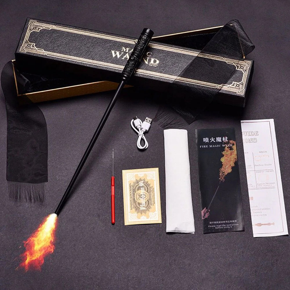 HP Severus Snape Fire Wand With Card