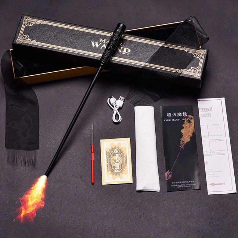 HP Severus Snape Fire Wand With Card