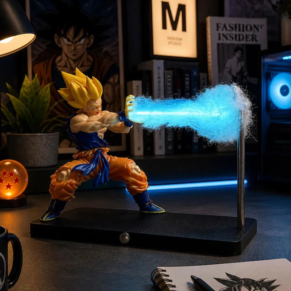 DBZ Goku Kamehameha Led Lamp Figure
