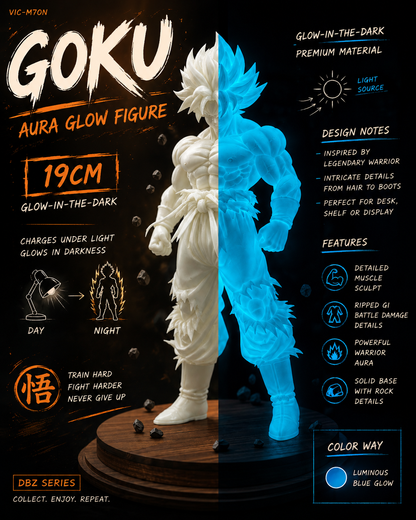 Goku Aura Glow Figure™ | 19cm Limited Edition