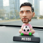 Messi Pink Bobblehead With box