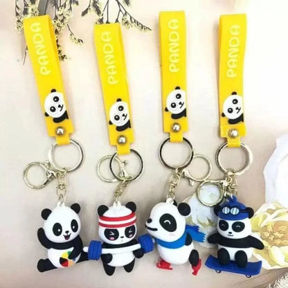Panda 4 Design set 3D Keychain Any One