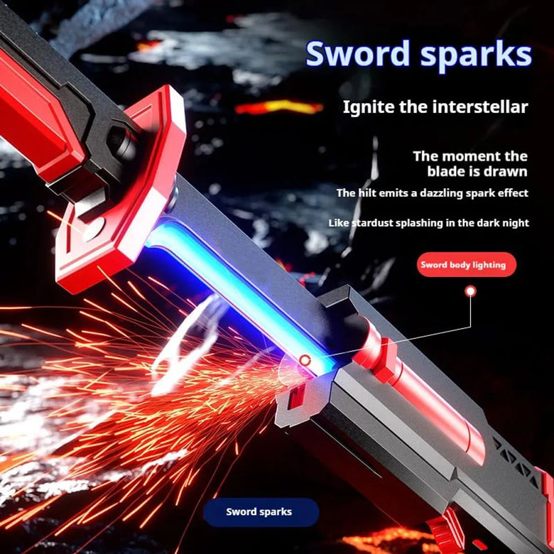 Trending Sparkling Katana With Smoke Effect