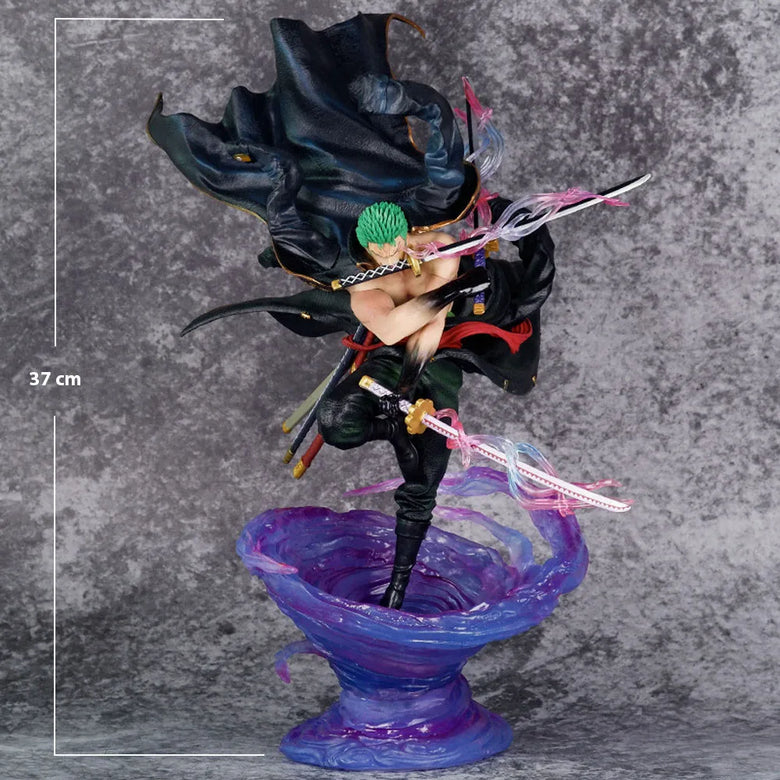 Zoro Standing on Tornado 37cm Figure